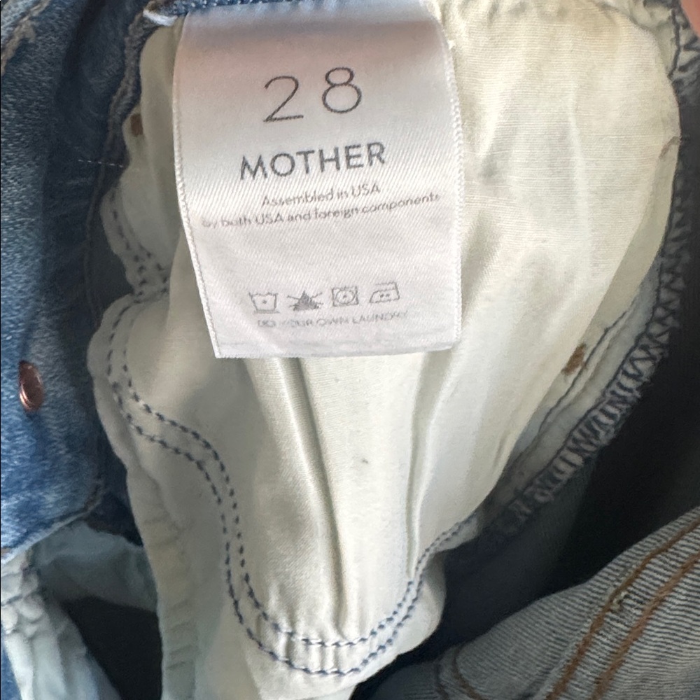 MOTHER Light Blue distressed jeans - Picture 4 of 4